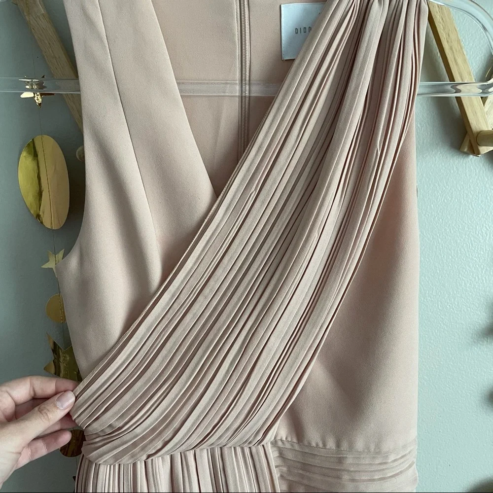 Dion Lee Wrap Effect Plisse crepe nude dress - Picture 6 of 9